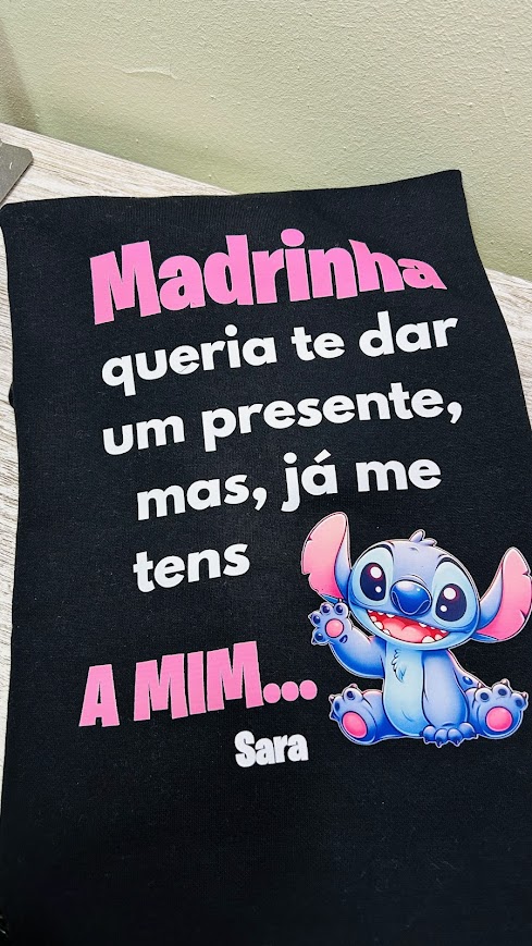 T-shirt mensagem personalizada DreamGift